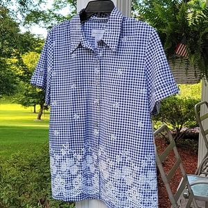 Women's button down top